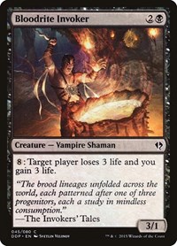 Bloodrite Invoker, Duel Decks: Zendikar vs. Eldrazi