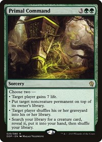 Primal Command, Duel Decks: Zendikar vs. Eldrazi