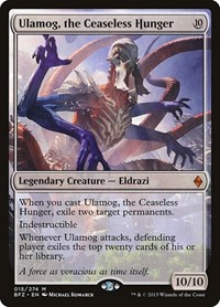 Ulamog, the Ceaseless Hunger, Battle for Zendikar
