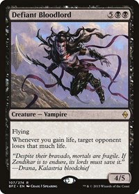 Defiant Bloodlord, Battle for Zendikar
