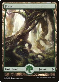 Forest (270) - Full Art, Battle for Zendikar