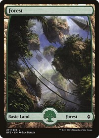 Forest (271) - Full Art, Battle for Zendikar