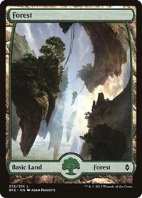 Forest (272) - Full Art, Battle for Zendikar