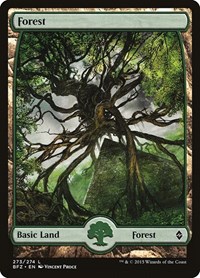 Forest (273) - Full Art, Battle for Zendikar