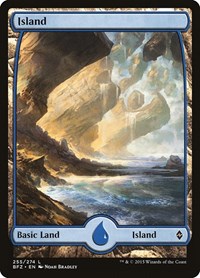Island (255) - Full Art, Battle for Zendikar