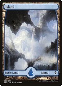Island (256) - Full Art, Battle for Zendikar