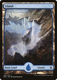 Island (257) - Full Art, Battle for Zendikar