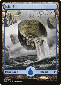 Island (258) - Full Art, Battle for Zendikar