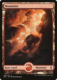 Mountain (265) - Full Art, Battle for Zendikar