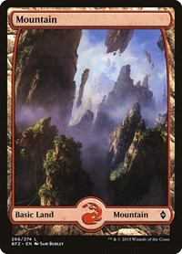 Mountain (266) - Full Art, Battle for Zendikar