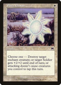Piety Charm, Onslaught