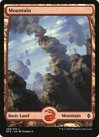 Mountain (269) - Full Art, Battle for Zendikar