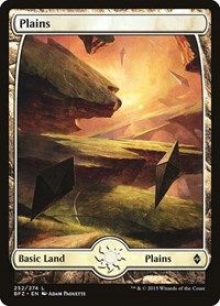 Plains (252) - Full Art, Battle for Zendikar