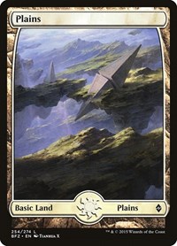 Plains (254) - Full Art, Battle for Zendikar