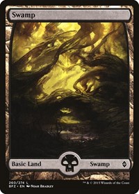 Swamp (260) - Full Art, Battle for Zendikar