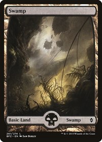 Swamp (261) - Full Art, Battle for Zendikar