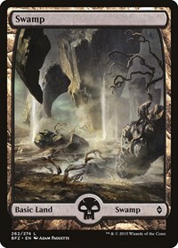 Swamp (262) - Full Art, Battle for Zendikar