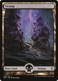 Swamp (263) - Full Art, Battle for Zendikar