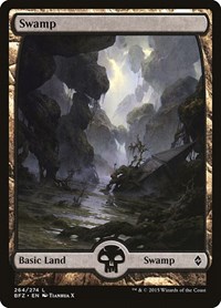 Swamp (264) - Full Art, Battle for Zendikar
