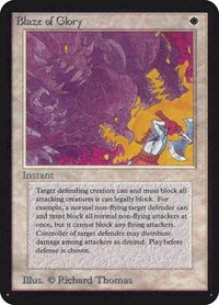 Blaze of Glory, Alpha Edition