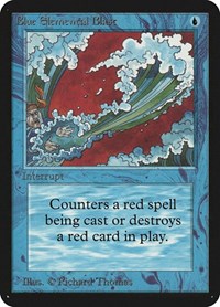 Blue Elemental Blast, Alpha Edition