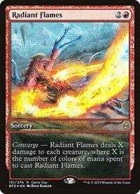 Radiant Flames, Game Day & Store Championship Promos