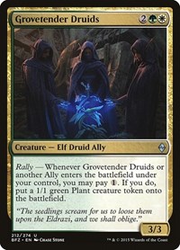 Grovetender Druids, Battle for Zendikar