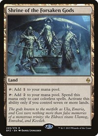 Shrine of the Forsaken Gods, Battle for Zendikar
