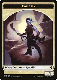 Kor Ally Token, Battle for Zendikar