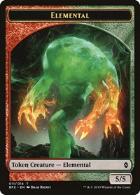 Elemental Token (011), Battle for Zendikar