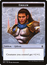 Emblem - Gideon, Ally of Zendikar, Battle for Zendikar