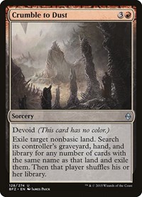 Crumble to Dust, Battle for Zendikar