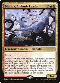 Munda, Ambush Leader, Battle for Zendikar