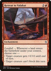 Retreat to Valakut, Battle for Zendikar