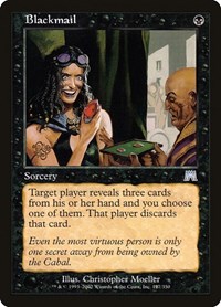 Blackmail, Onslaught