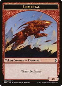 Elemental Token (009), Battle for Zendikar