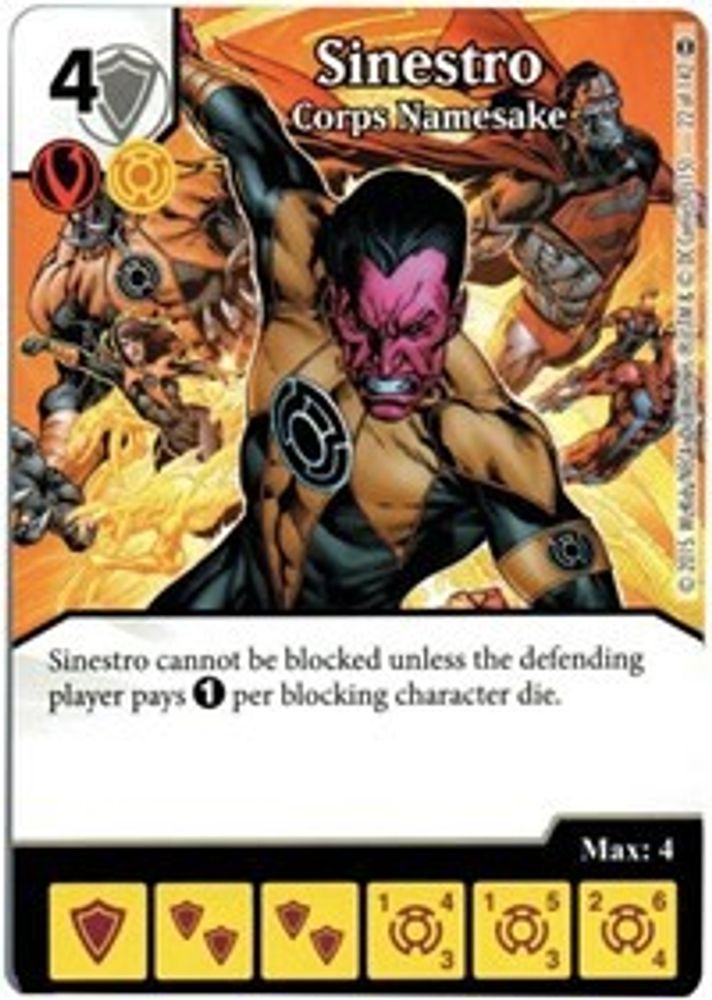 Sinestro - Corps Namesake, Standard, front