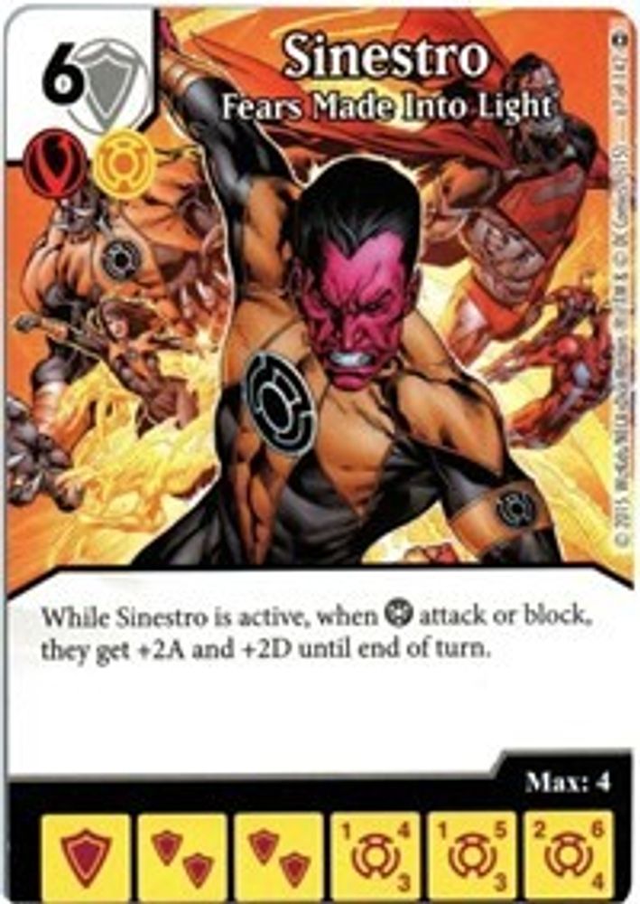Sinestro - Fears Made Into Light, Standard, front