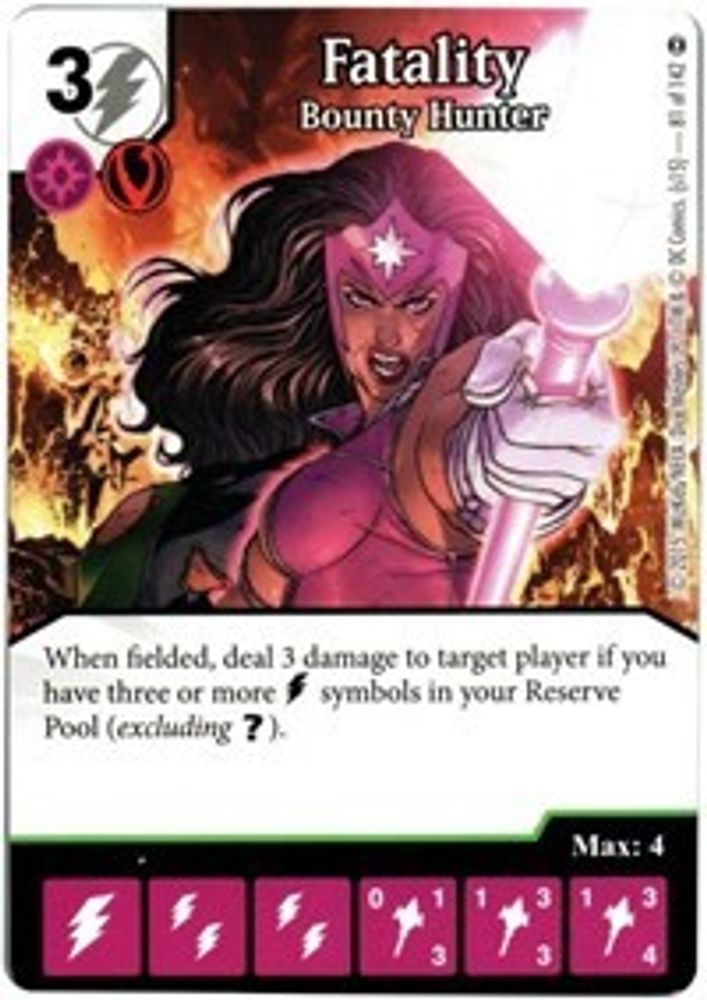 Fatality - Bounty Hunter, Standard, front