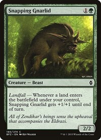 Snapping Gnarlid, Battle for Zendikar