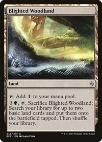 Blighted Woodland, Battle for Zendikar