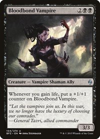 Bloodbond Vampire, Battle for Zendikar