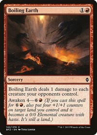 Boiling Earth, Battle for Zendikar