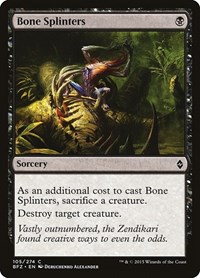 Bone Splinters, Battle for Zendikar