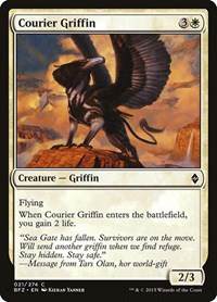Courier Griffin, Battle for Zendikar