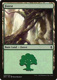 Forest (270), Battle for Zendikar