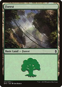 Forest (271), Battle for Zendikar
