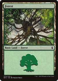 Forest (273), Battle for Zendikar