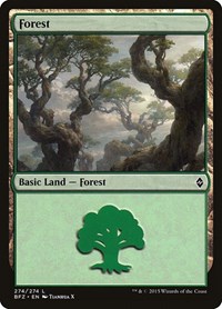 Forest (274), Battle for Zendikar