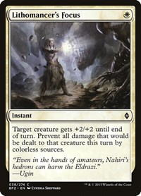 Lithomancer's Focus, Battle for Zendikar